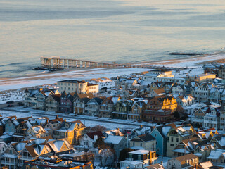 Winter at the Jersey Shore. Taken of Ocean Grove New Jersey