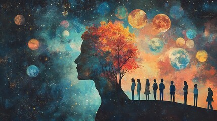 Creative depiction of a students journey through recovery after academic setbacks