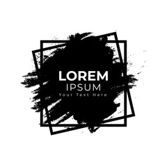 Abstract grunge banners media social template background. Minimalist Grunge Social Media Banner. Abstract brush banners template