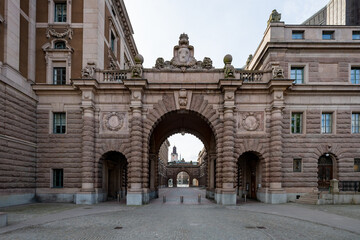 Riksgatan Street and  Parliament House