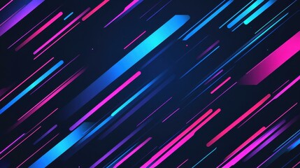 Discover lively motion with modern abstract light trails that evoke a sense of speed and technology on a dark blue backdrop.