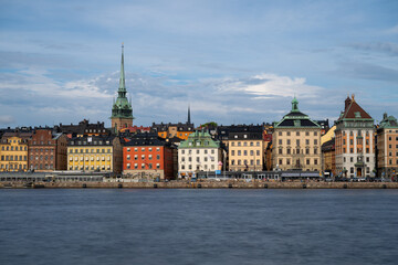 Fototapeta premium Stockholm Skyline at Sunset