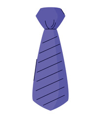 Purple necktie icon