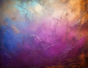 Classic metallic background with painted texture and warm color transitions