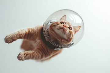 a cat in a space suit