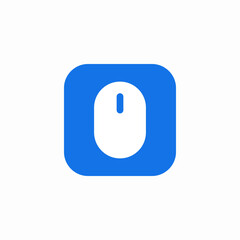 mouse device icon sign vector