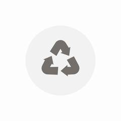recycle products icon sign vector