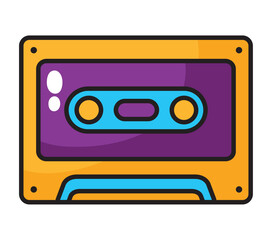 Cassette tape icon