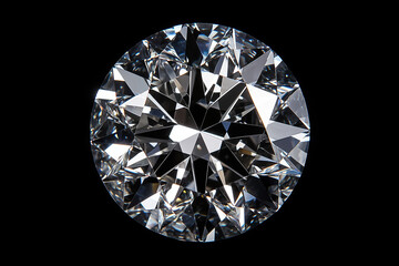 Flawless diamond symbolizing elegance