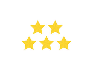 Obraz premium 五ツ星評価アイコン