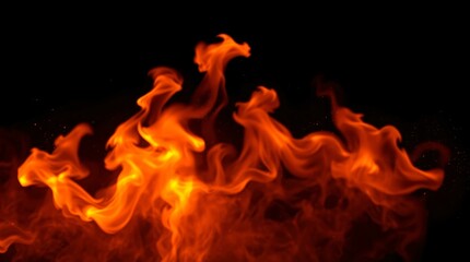 Fire Effect Suitable for Photoshop Screen mode SET_1