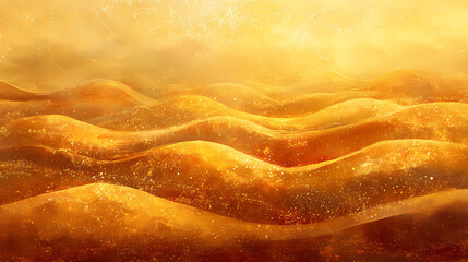 Naklejka premium golden sand shimmering dunes
