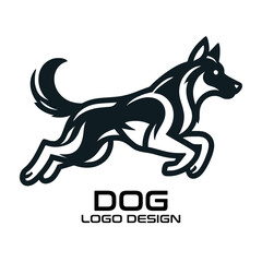 Obraz premium Dog Vector Logo Design