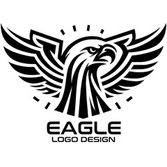 Obraz premium Eagle Vector Logo Design