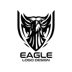 Obraz premium Eagle Vector Logo Design