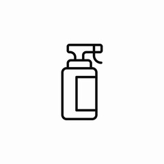 spray bottle icon sign vector