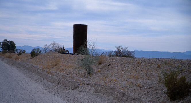 Water Tank Abandoned Farm equipment