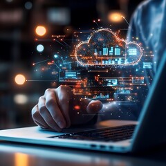 Global Business Intelligence Data Science Concept