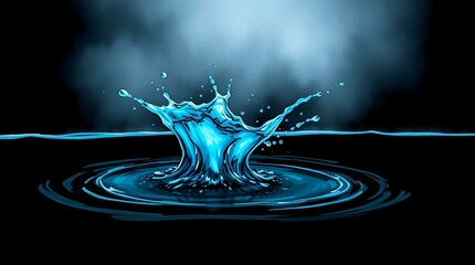 Water Effect Suitable for Photoshop Screen mode SET_1