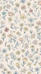 seamless floral pattern wallpaper