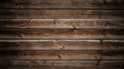 Obraz premium Wooden wall texture showcasing rustic charm with rich grain patterns and natural hues, perfect for background or design projects.