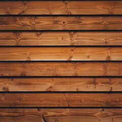 Fototapeta premium Close-up of beautifully grained wooden planks creating a warm, rustic backdrop, showcasing natural patterns and textures in rich hues.