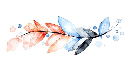 Fototapeta premium Nature's colorful leaves