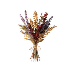Dried Lavender and Wheat Bouquet Tied with Twine