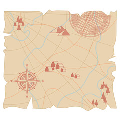 Design Elements for the Treasure Map and Treasure Hunts of the Age of Sailing