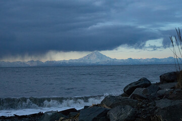 clouds over the sea
