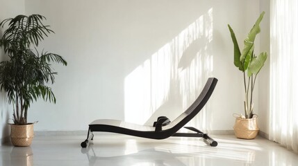 Modern rehabilitation facility equipment in a bright, spacious clinic with patients using advanced tools for physical therapy. Innovative healthcare technology supporting recovery and wellness.