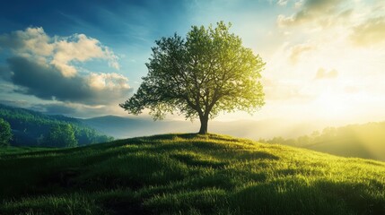 Fototapeta premium The role of carbon capture in achieving carbon neutrality and reducing emissions. 