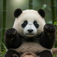 Fototapeta premium Panda Baby