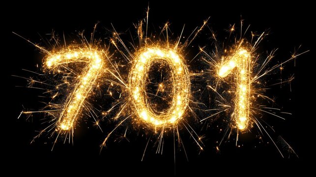 Sparkler Number 701: A Festive Celebration