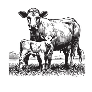 Calf clip art preview