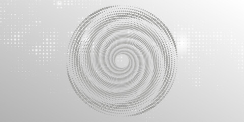 Spiral Lunar Cycle Calendar, Astronomy round dairy. Banner of the monthly cycle of the Moon. Vector illustration. The Lunar round calendar. Print ready poster With black background.