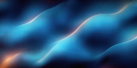 Obraz premium Abstract Blue Gradient Background with Smooth Lines and Ethereal Lighting for Elegant Digital Design