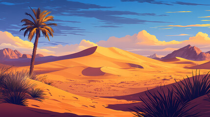 Stock photo: sand dunes in park hd wallpaper. Desert Frost. Illustration