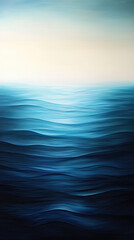 Serene ocean waves in shades of blue and turquoise