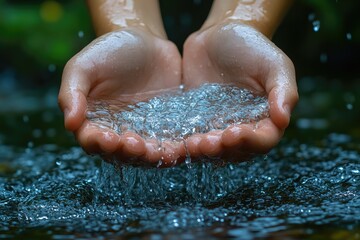 Water awareness day: sustainable practices, global unity, freshwater protection, environmental stewardship, hydrological cycle, clean preservation, ecosystem balance, collective action, planet care.