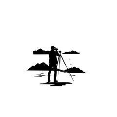 Fototapeta premium Nature Photographer Vector Logo Design
