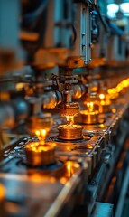 Automated Light Bulb Manufacturing Process Industrial Automation Technology