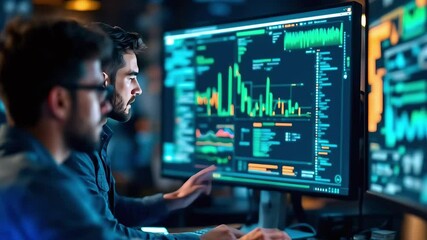 A technology team addressing a simulated IT crisis