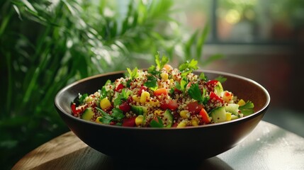 colorful quinoa salad.
