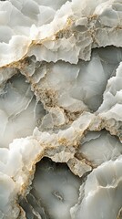 Obraz premium Close-up of polished onyx stone slab, textured surface, background, design material
