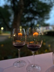 glass of wine