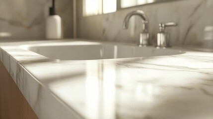 Elegant Chic Granite Countertop with Realistic Texture