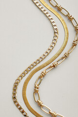 jewelry on white background