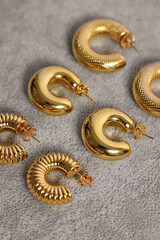 jewelry on white background