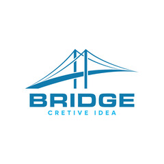 Modern Simple Bridge Logo design